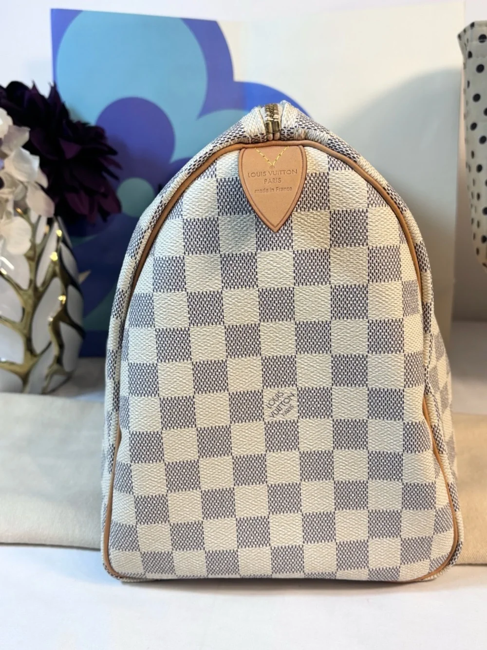 Stunning Louis Vuitton Speedy 35 Azur - Picture 3 of 16